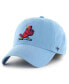 Фото #2 товара Men's Light Blue St. Louis Cardinals Cooperstown Collection Franchise Fitted Hat