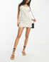 Rhythm classic mini summer dress in cream