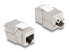 Delock Keystone Modul RJ45 Buchse zu LSA Cat.6A Slim werkzeugfrei