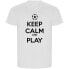 ფოტო #1 პროდუქტის KRUSKIS Keep Calm And Play Football ECO short sleeve T-shirt