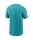 Фото #4 товара Men's Aqua Miami Dolphins Team Wordmark T-shirt