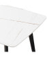 Фото #5 товара Porcelain Dining Table White 63"