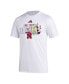 Фото #3 товара Men's x Rich Mnisi Pride Collection White Nebraska Huskers Pregame AEROREADY T-Shirt