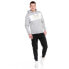 LEONE APPAREL Gold tracksuit grey melange / black, L - фото #2