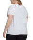 Plus Size Train Essentials V-Neck Short-Sleeve Tee