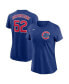 ფოტო #1 პროდუქტის Women's Pete Crow-Armstrong Royal Chicago Cubs Name Number T-Shirt