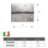 OLCESE RICCI 100x100x2 mm Stainless Steel Booklet Hinge
