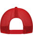 ფოტო #3 პროდუქტის Men's White, Scarlet Ohio State Buckeyes Freshman Trucker Adjustable Hat