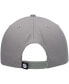 Men's Gray Triple Beam Snapback Hat