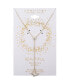 Фото #3 товара Unwritten cubic Zirconia 14K Gold Flash Plated Butterfly Y-Necklace