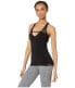 Фото #2 товара Hard Tail 180523 Womens Mesh Racerback Activewear Tank Top Black Size Medium