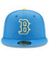 ფოტო #3 პროდუქტის Men's Light Blue Boston Red Sox City Connect 59FIFTY Fitted Hat