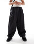 COLLUSION balloon leg trouser in black