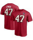 Фото #1 товара Men's John Lynch Red Tampa Bay Buccaneers NFL Hall Of Fame Class Of 2021 Name and Number T-shirt