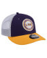 Фото #2 товара Men's Purple LSU Tigers Throwback Circle Patch 9fifty Trucker Snapback Hat