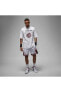 Фото #1 товара Jordan MJ Short-Sleeve Hoodie Crew Erkek kapüşonlu beyaz spor t-shirt fb7427