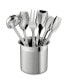 Фото #1 товара Stainless Steel Cook and Serve Kitchen Utensil Crock Set, 6 Piece