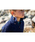 ფოტო #4 პროდუქტის Boys Mock Neck Cable Sweater with Buttons