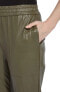 Lyssé Brisk Faux Leather Joggers in Green Ivy Small