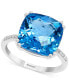 Blue Topaz/White Gold