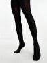 Фото #5 товара ASOS DESIGN 40 denier tights with bum tum thigh support in black