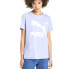 Puma Classics Logo Crew Neck Short Sleeve T-Shirt Womens Size XS Casual Tops 59
