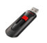 Фото #3 товара SanDisk Cruzer Glide - 256 GB - USB Type-A - 2.0 - Slide - 6.8 g - Black - Red