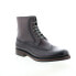 English Laundry Ardley EL2472B Mens Gray Leather Lace Up Casual Dress Boots 9