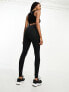 ASOS 4505 Tall Icon running tie waist gym legging with phone pocket in black