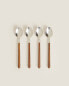 Фото #2 товара Set of dessert spoons with round handle detail