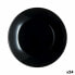 Фото #1 товара Плоская тарелка Luminarc Zelie Чёрный Cтекло 25 cm (24 штук)