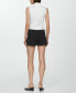 ფოტო #2 პროდუქტის Women's High-Rise Denim Shorts