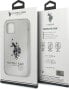 U.S. Polo Assn US Polo USHCP12MSLHRWH iPhone 12/12 Pro 6,1 biały/white Silicone Collection