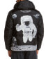 Фото #6 товара Men's NASA-Inspired Reversible Two-in-One Puffer Jacket with Astronaut Interior