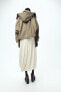 ZW COLLECTION SHORT HOODED TRENCH COAT