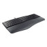 Cherry KC 4500 ERGO Corded Ergonomic Keyboard - Black - USB (QWERTY - UK) - Full-size (100%) - USB - QWERTY - Black