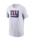 Фото #2 товара Men's White New York Giants Primary Logo T-shirt