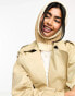 My Accessories London knitted loose balaclava in beige