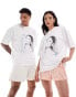 ASOS DESIGN unisex oversized license t-shirt with Ariana Grande Positions print in white