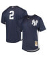 Men's Derek Jeter Navy New York Yankees Cooperstown Collection Mesh Batting Practice Jersey Синий, S - фото #4