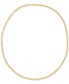 Macy's rounded Box Link 24" Chain Necklace in 18k Gold-Plated Sterling Silver