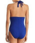 Фото #2 товара La Blanca 259626 Women's Island Goddess Halter One-Piece Swimsuit Size 10