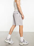 New Balance Essentials Stacked Logo Fleece Short in grey