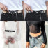 Фото #11 товара 4 Pieces Elastic Belt Without Buckle Invisible Belt for Men / Women - Buckle-Free Stretch Elastic Belt for Jeans Trousers Dress Adjustable Unisex No Buckle Buckless Belt