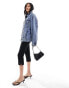 ASOS DESIGN oversize 90's denim jacket in midwash blue