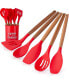 Фото #1 товара Christmas Silicone Spatula with Utensil Holder