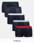 Фото #1 товара Tommy Hilfiger signature cotton essentials 5 pack trunks in multi