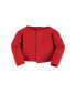 ფოტო #15 პროდუქტის Baby Girls Cotton Dress and Cardigan Set, Red Winter Forest