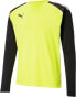 Bluza bramkarska męska Puma teamPACER GK LS żółto-czarna 704933 42 S