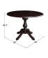 Фото #10 товара 42" Round Dual Drop Leaf Pedestal Table